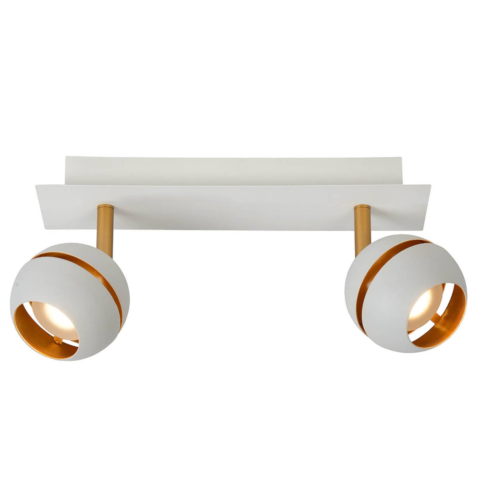 Justerbar LED-taklampa Binari, 2 ljuskällor