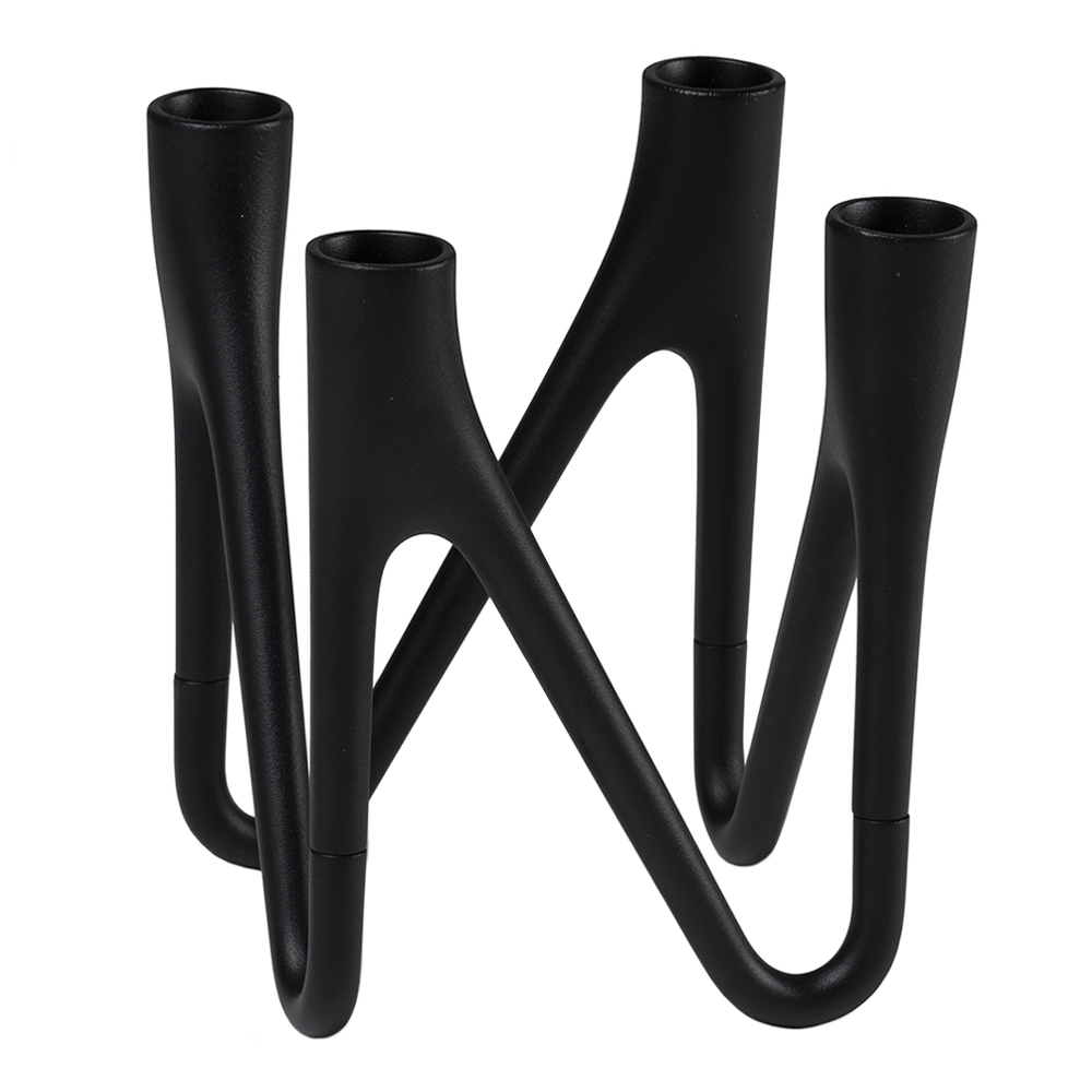 Morsö - Roots Ljusstake 4 ljus Svart