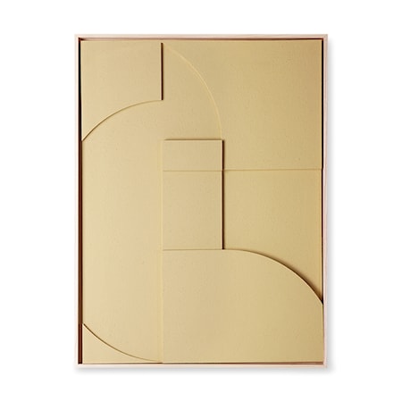 Framed Relief Art Panel Sand A Extra Large