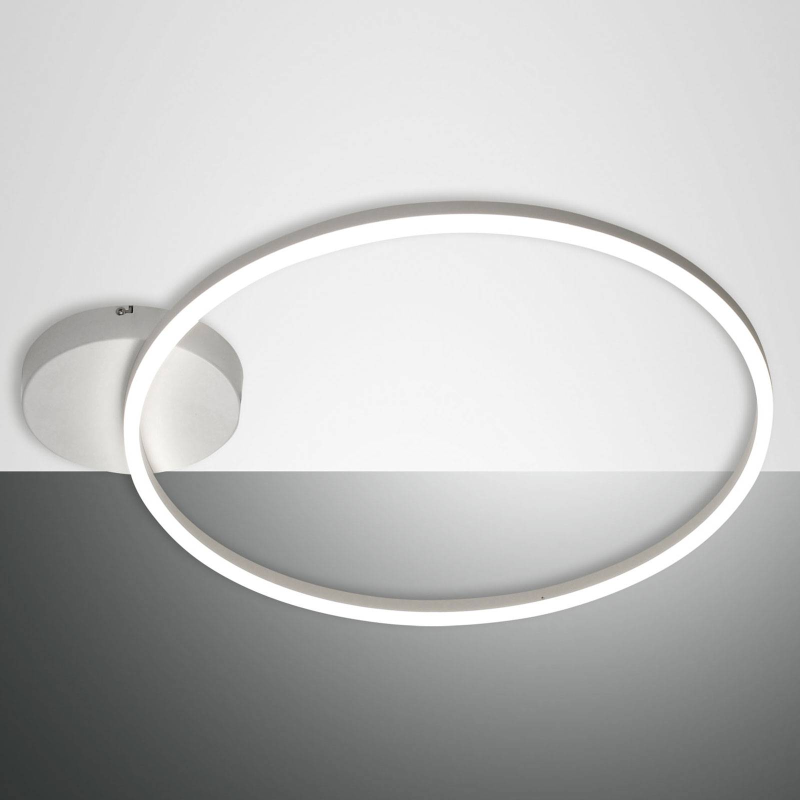 LED-taklampa Giotto 1 lampa, vit