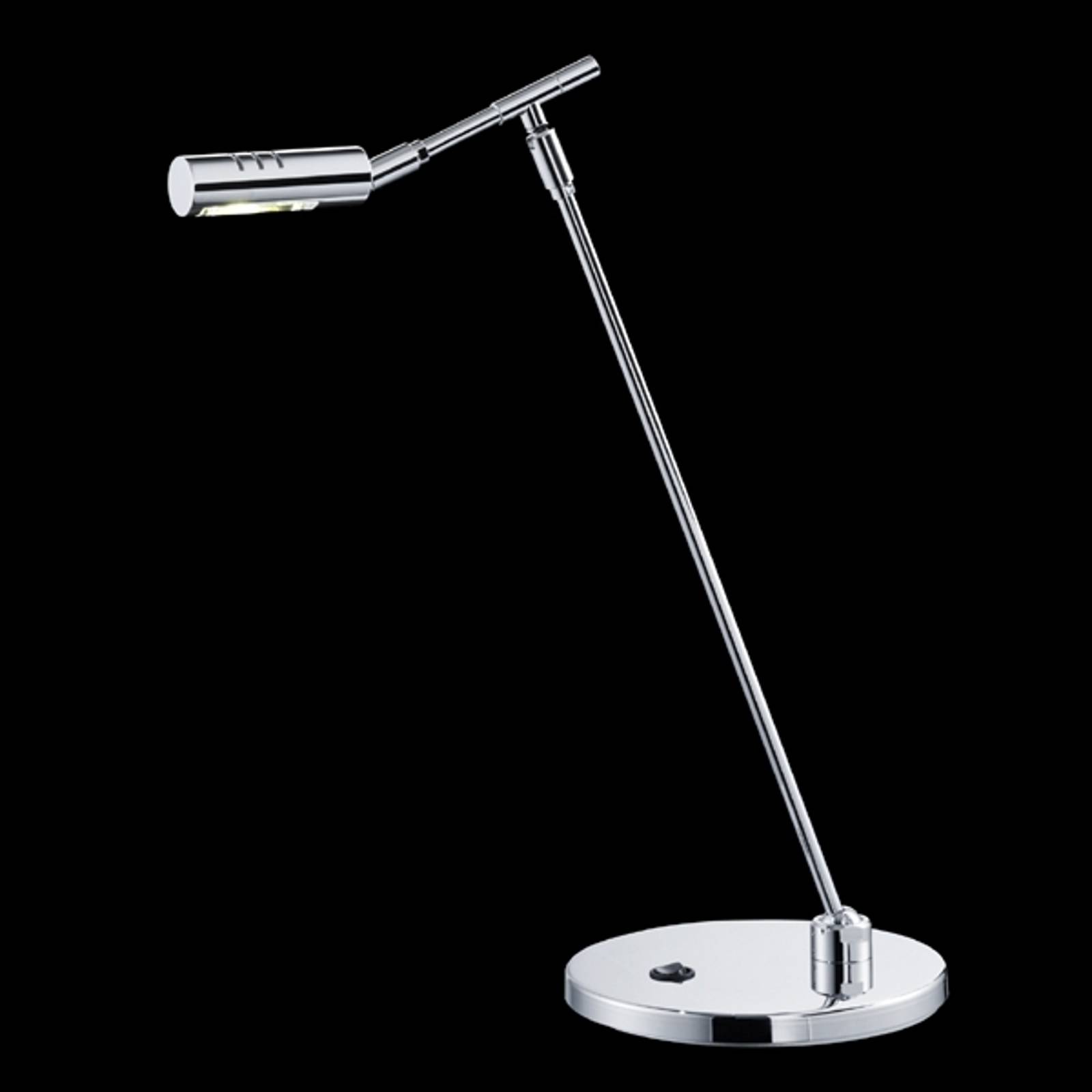 Förkromad LED-bordslampa SENOS