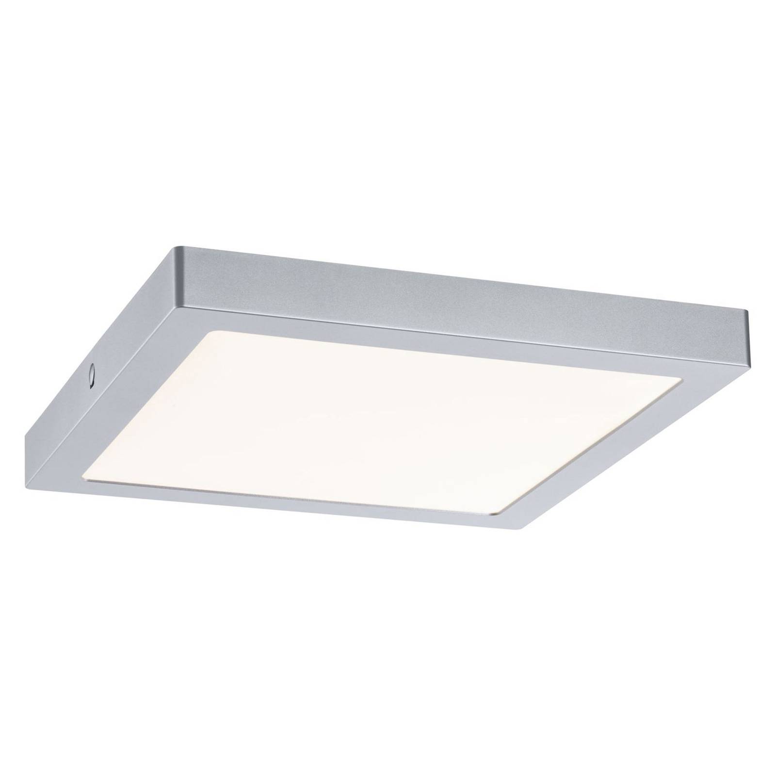 Paulmann Abia LED-taklampa 30 x 30 cm krom