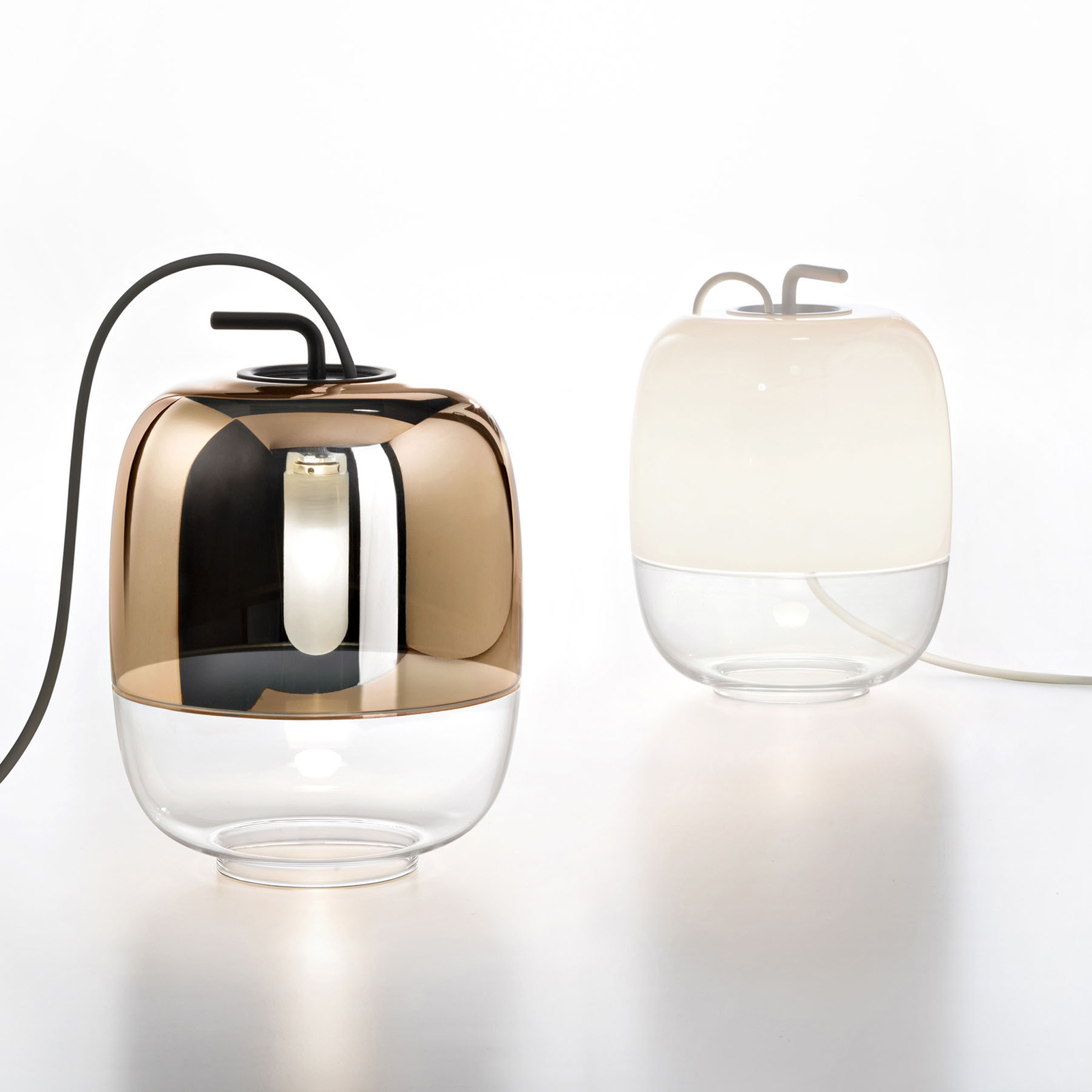 Prandina Gong T1 bordslampa vit