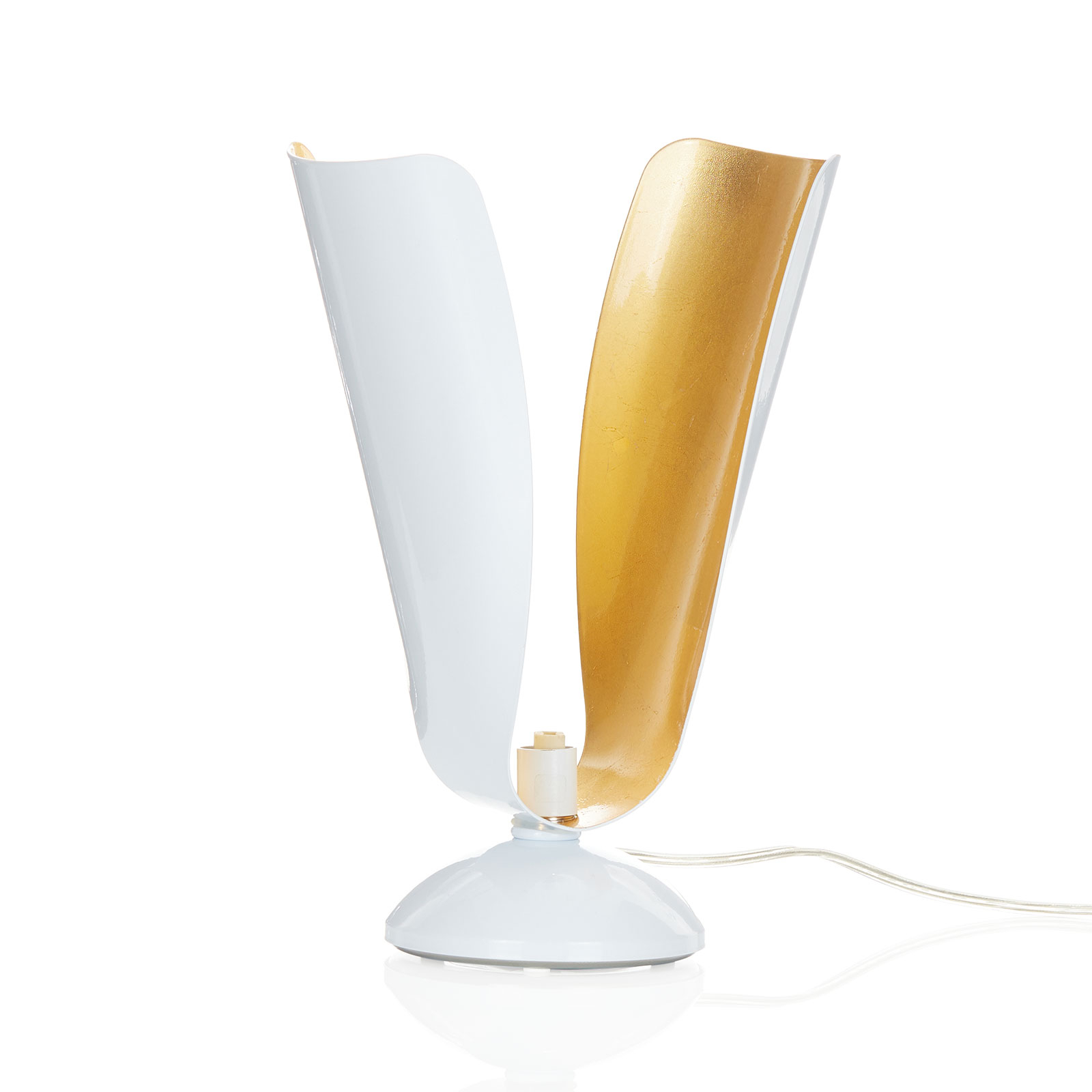 Bordslampa Tropic med bladguld