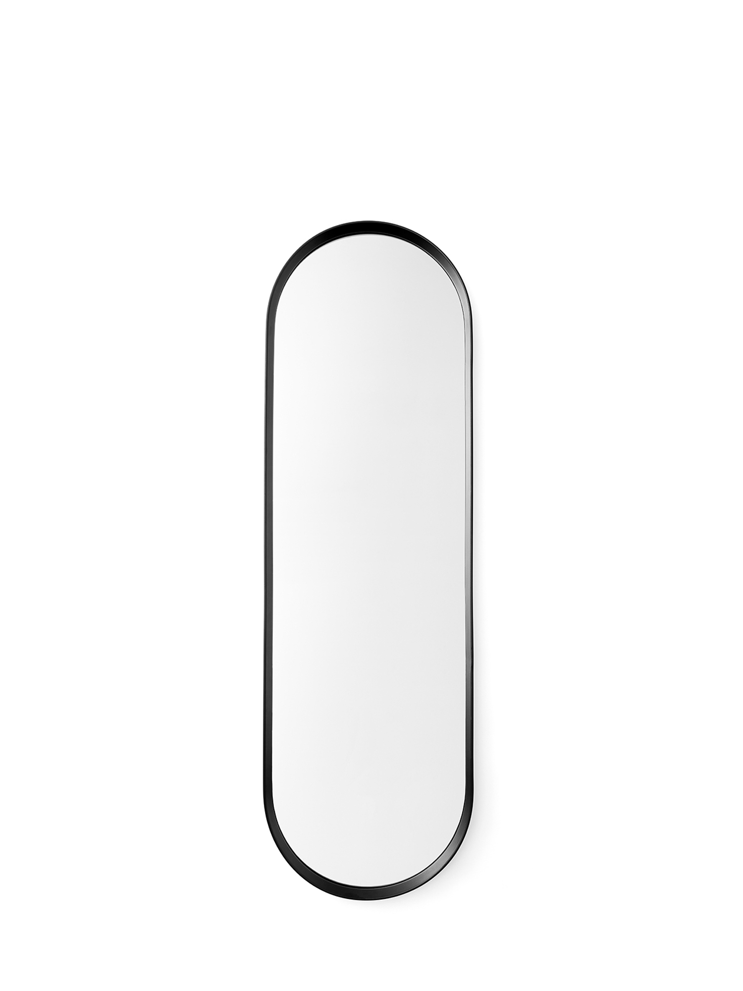 Menu Väggspegel Norm oval 40x130cm svart