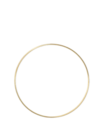 Deco Frame Ring Large Mässing