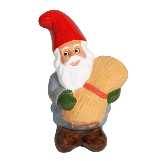 Rolf Berg Keramik - Tomte med kärve 15 cm
