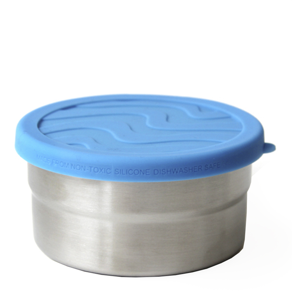 ECOlunchbox - Eco Seal Cup Rund burk Mellan 10 cm Blå