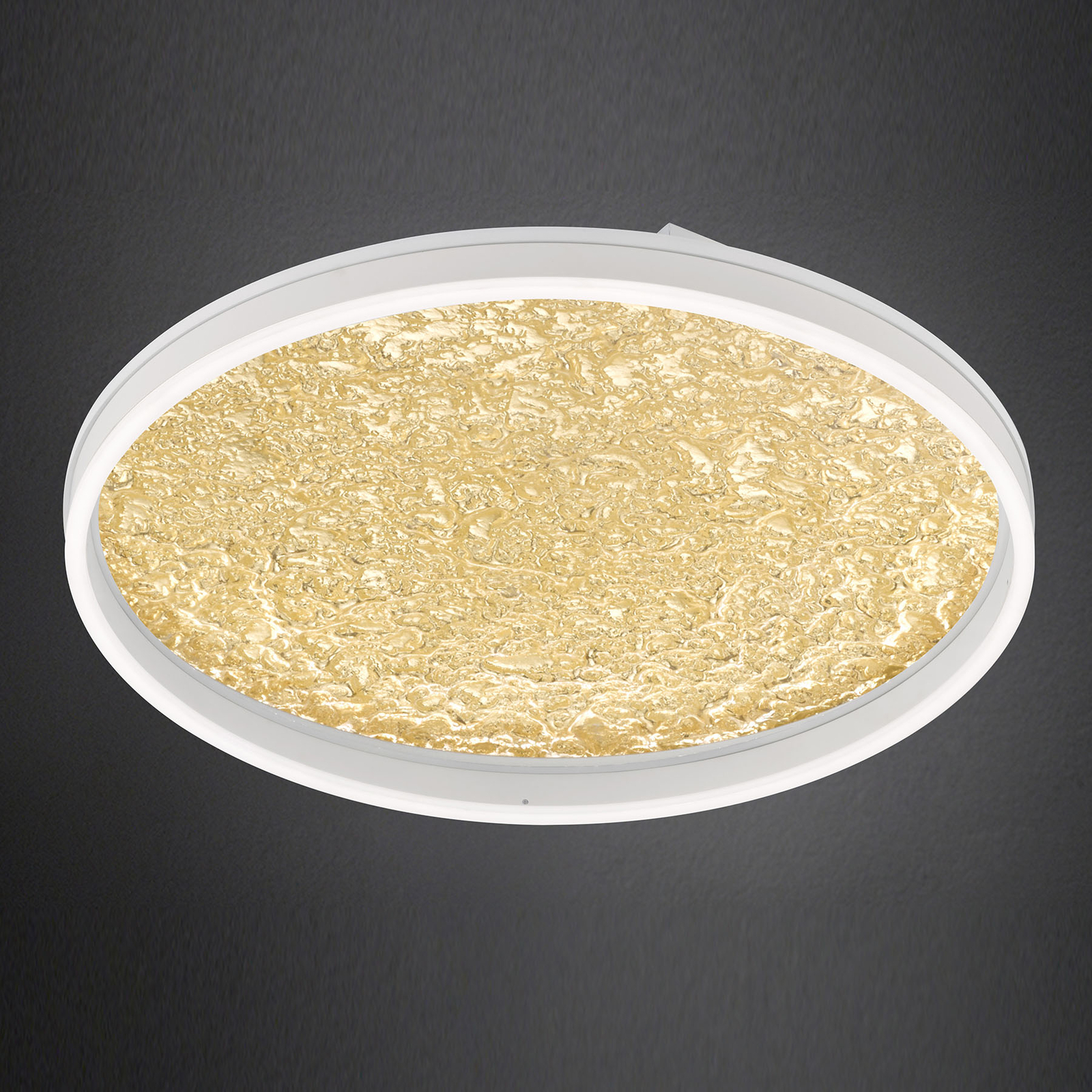 LED-taklampa Bali, dimbar, guld, 60 cm