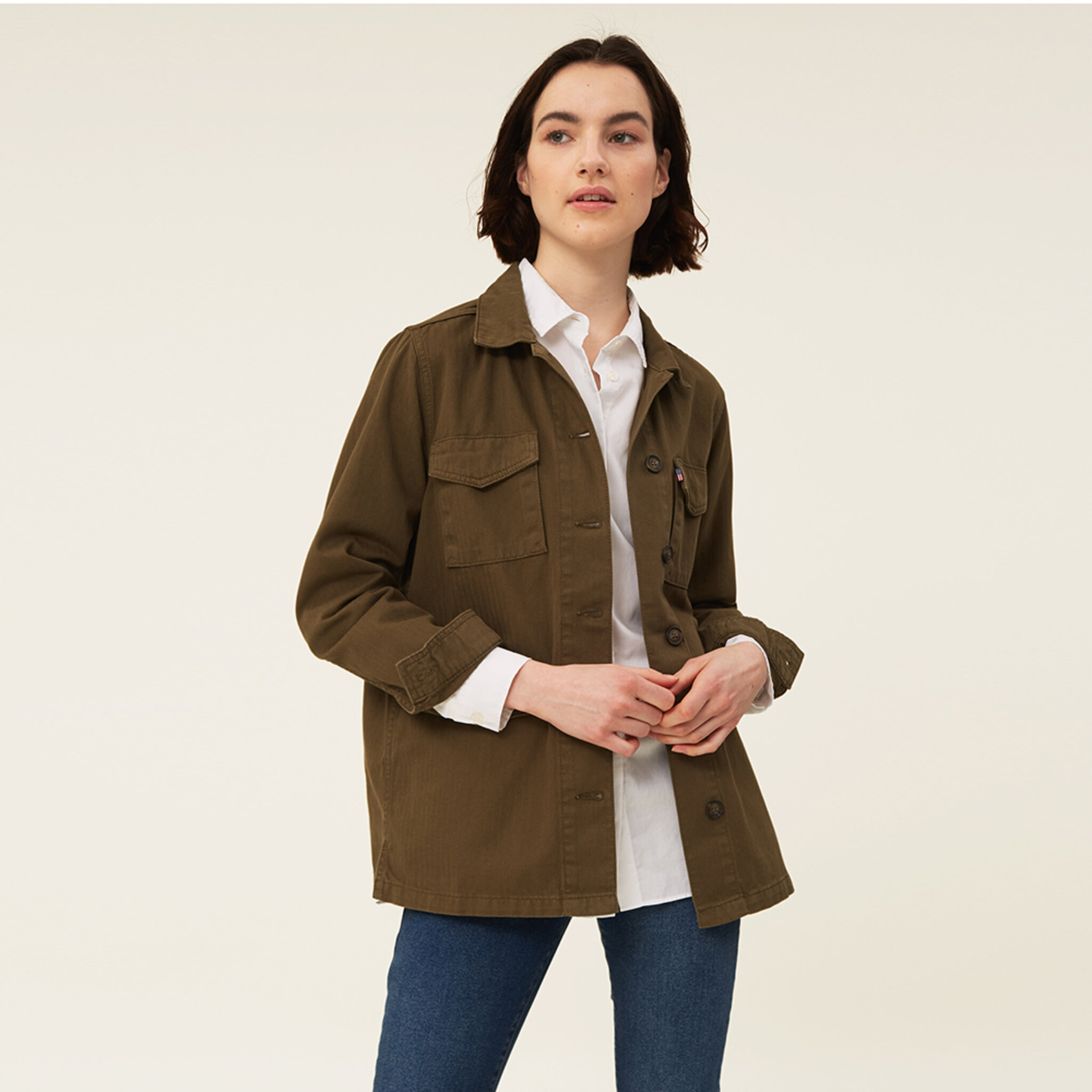 Raven Herringbone Jacket