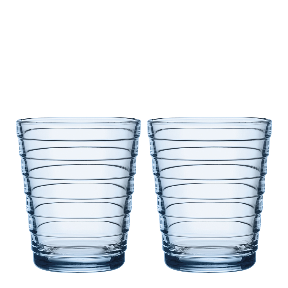 Iittala - Aino Aalto Glas 22 cl 2-pack Aqua