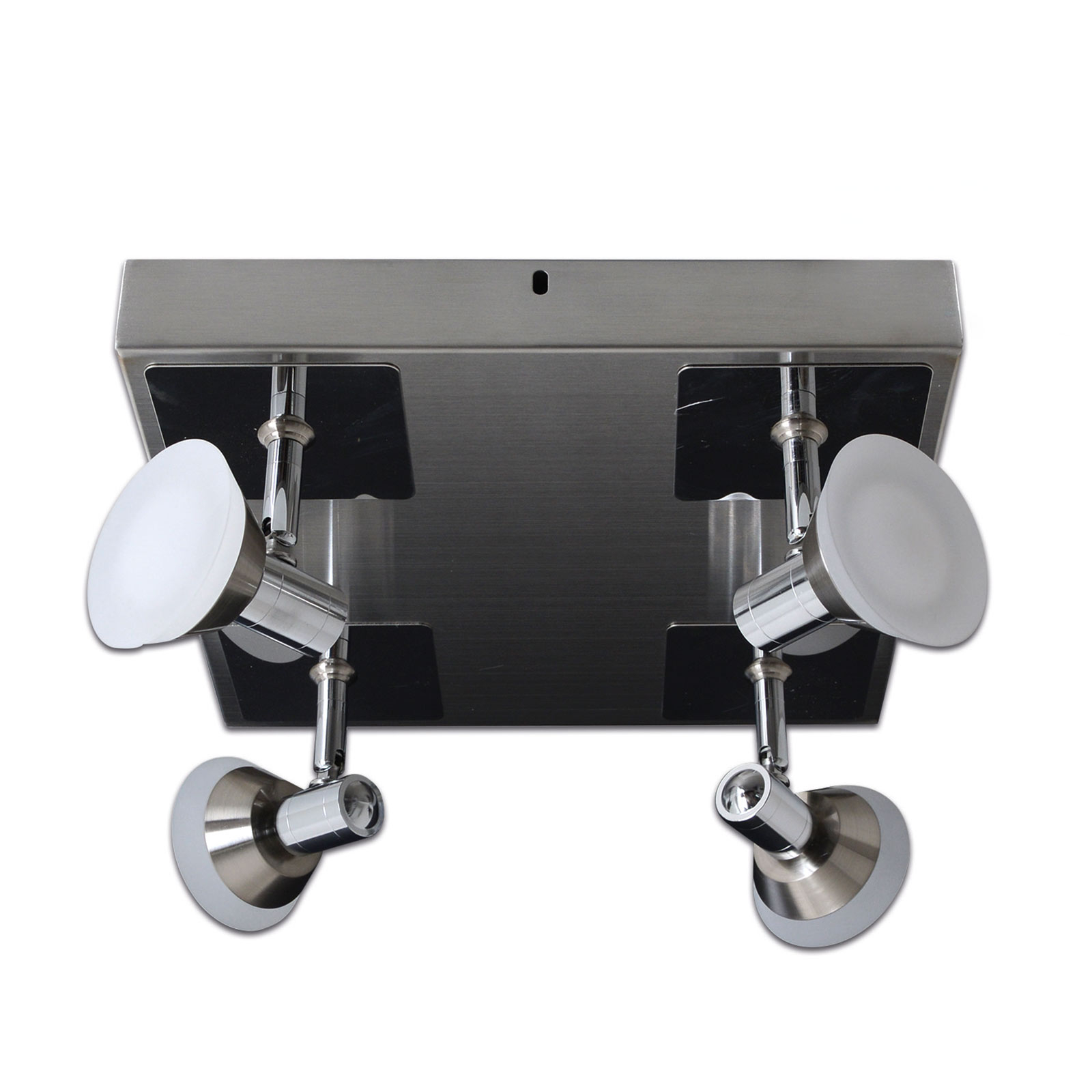 LED-taklampa Jeriko kvadratisk 4 lampor