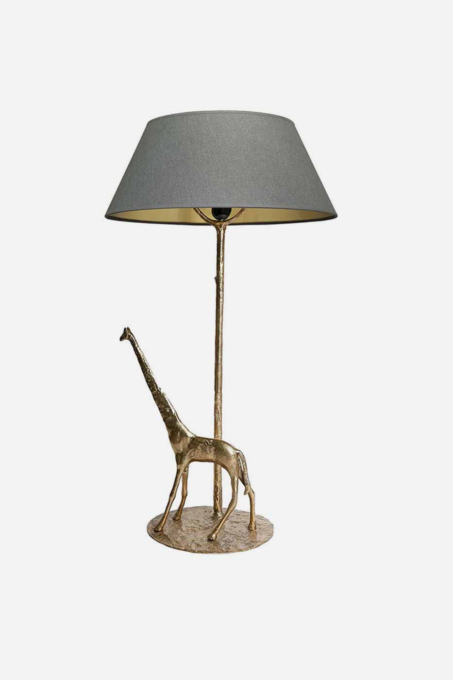 Bordslampa Giraff vänster 82 cm guld