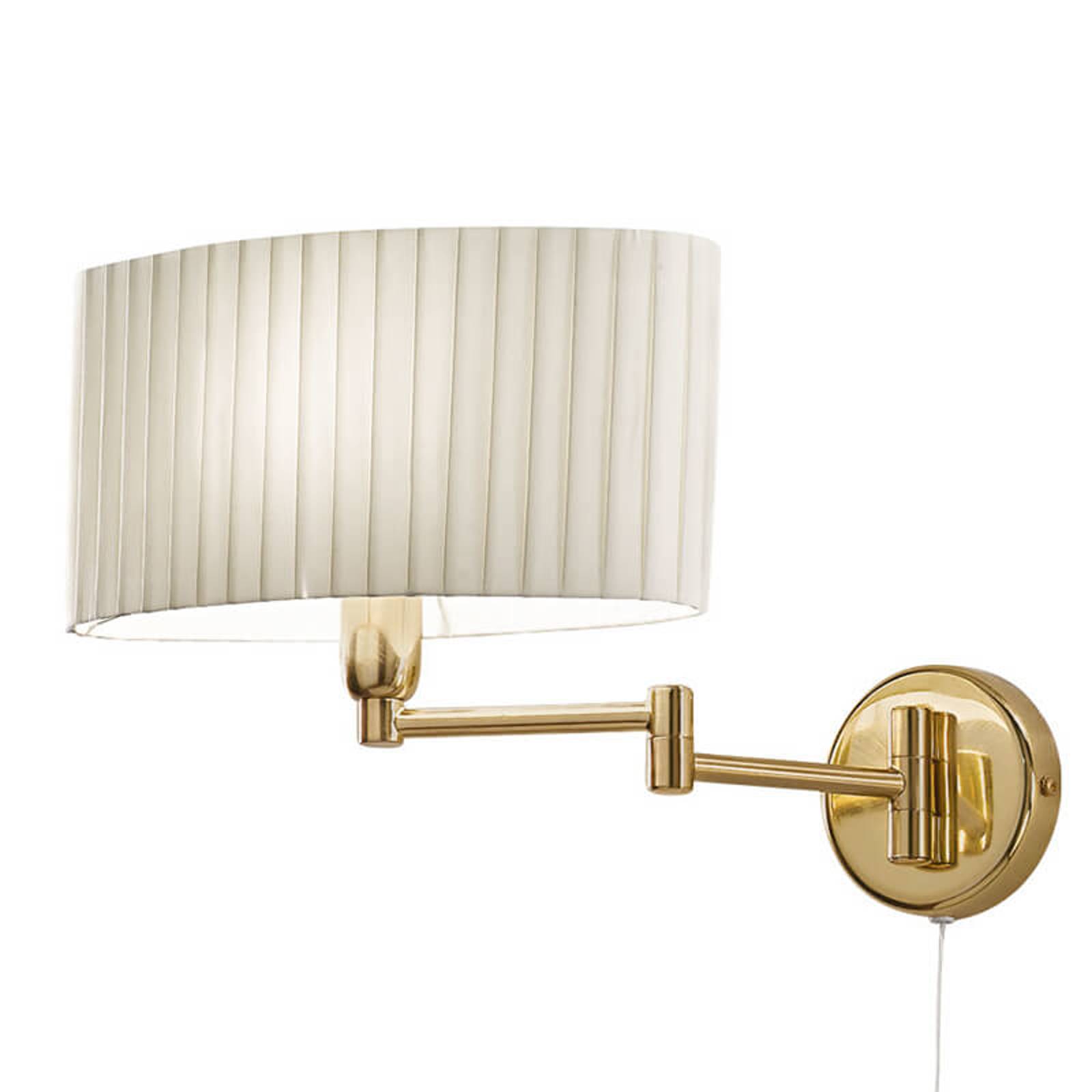 KOLARZ Hilton Sand - vägglampa mässingarm