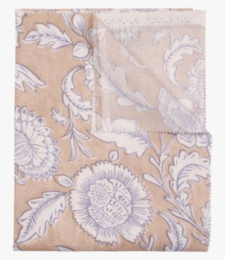Flowery avtorkningsbar duk beige