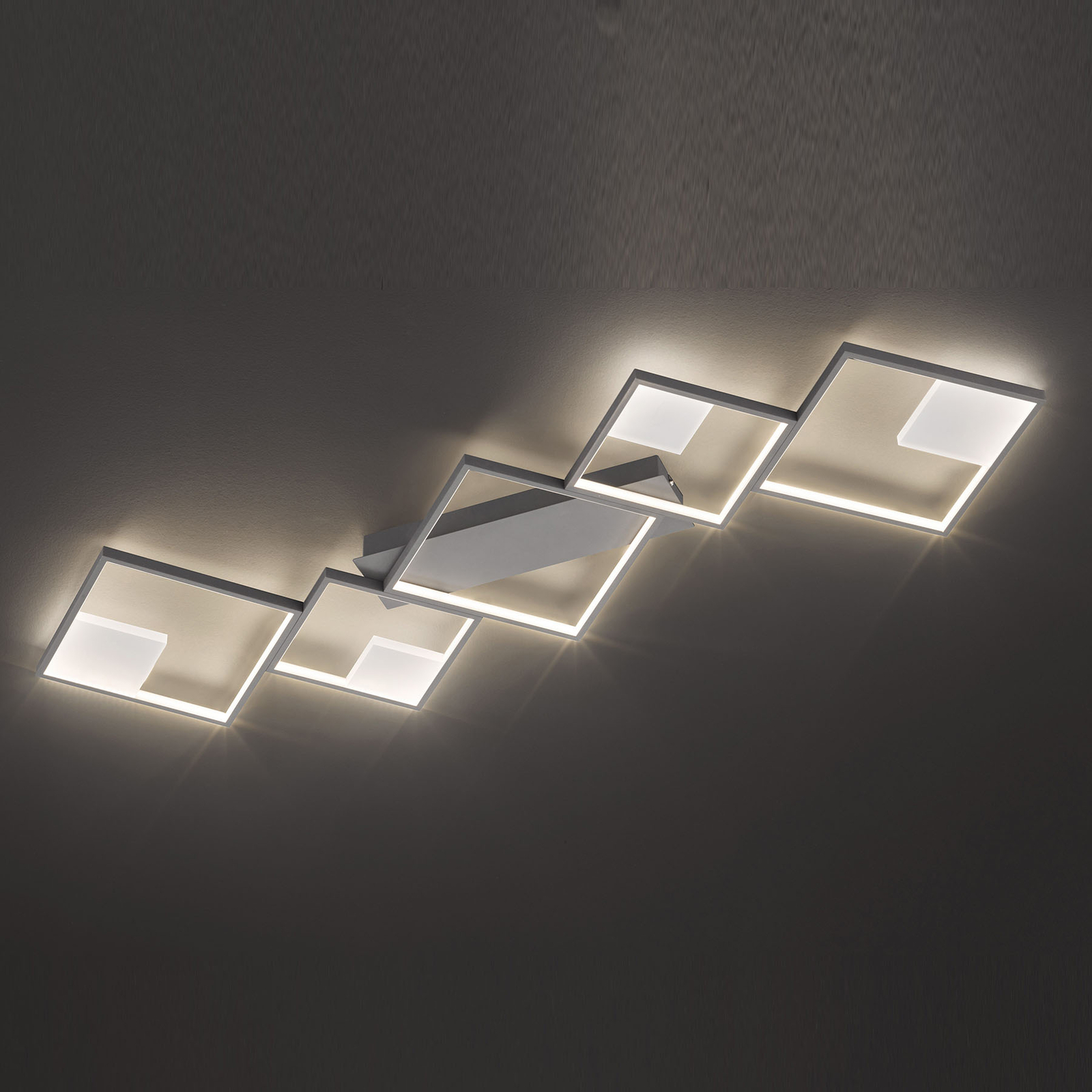 LED-taklampa Jade, dimbar via väggbrytare