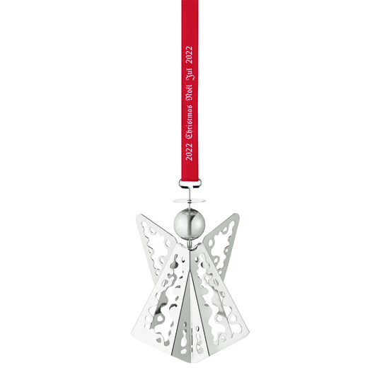 Georg Jensen - Christmas Collectibles Julhänge Ängel 10 cm Pläterad