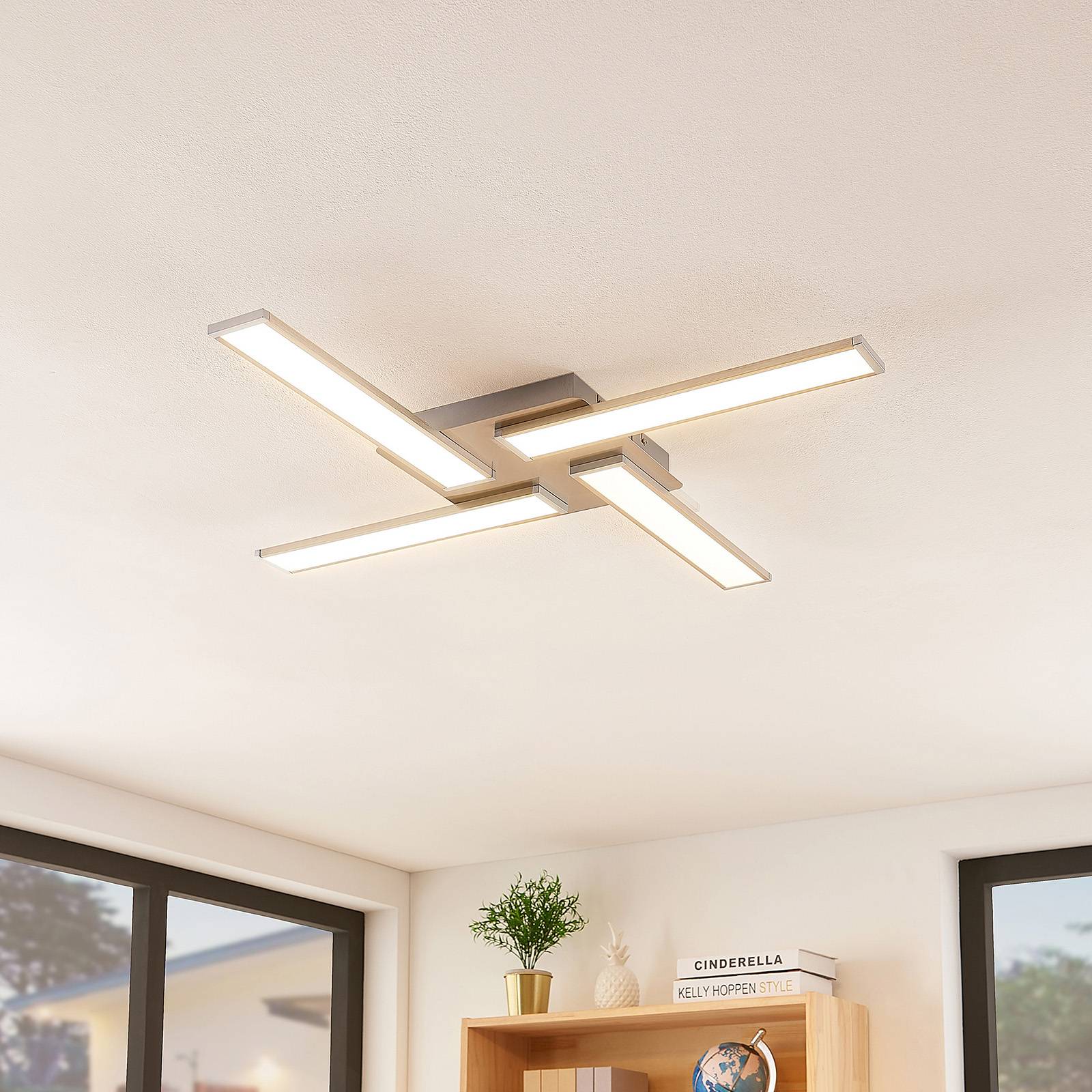 Lindby Smart Ibbe LED-taklampa, 4 lampor