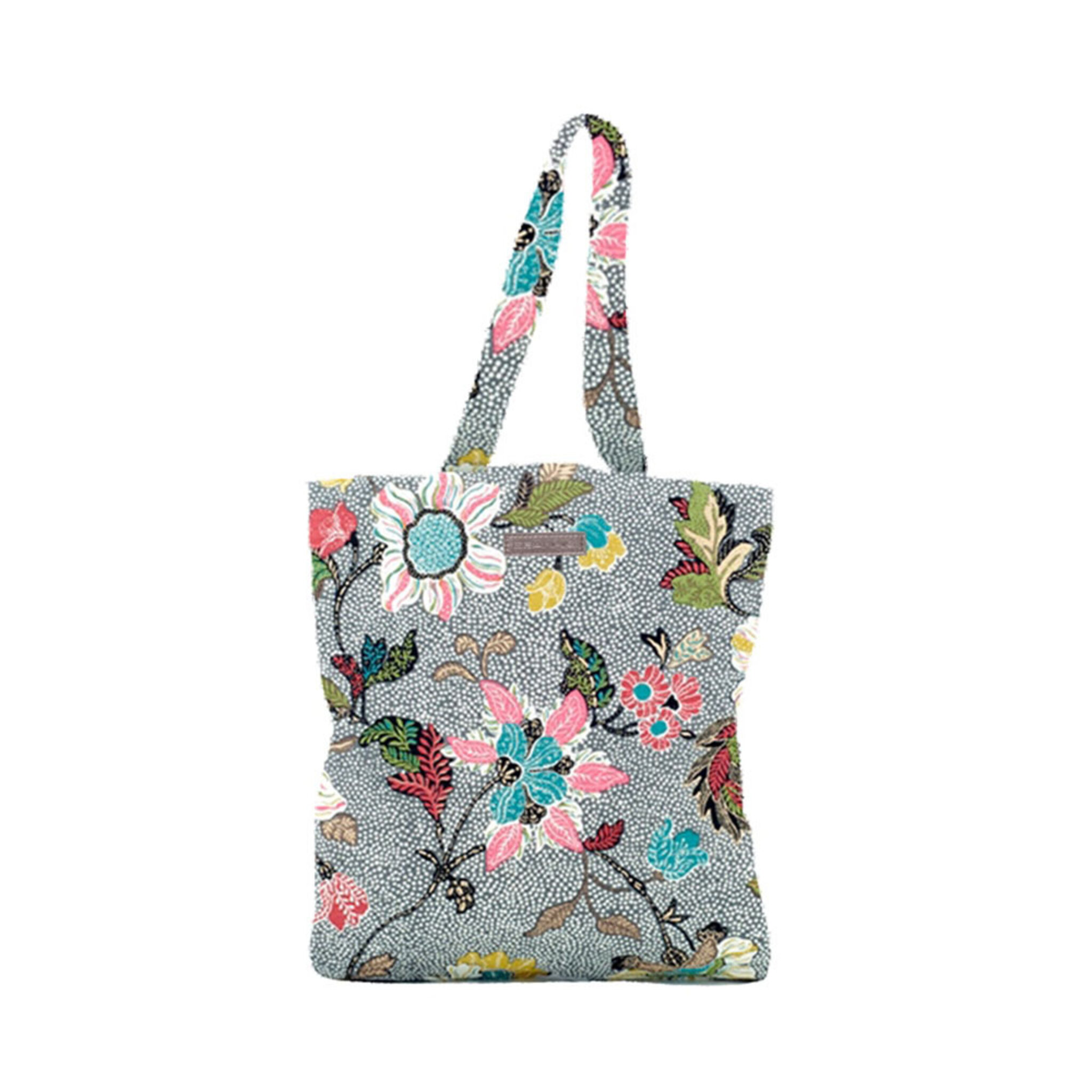Flower Linen Shopper, ONE SIZE