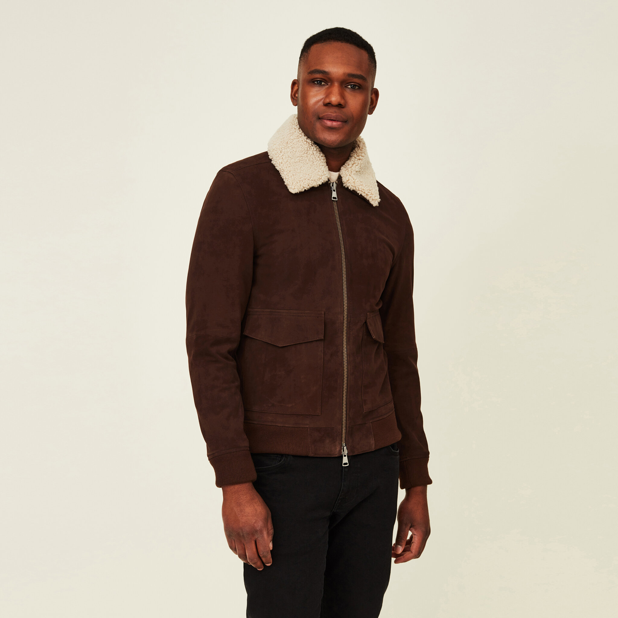 Cornelius Suede Pilot Jacket