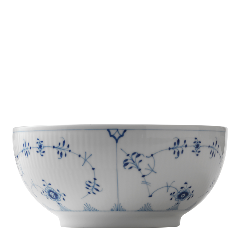 Royal Copenhagen - Blue Fluted Plain Skål 1,1 L 18 cm