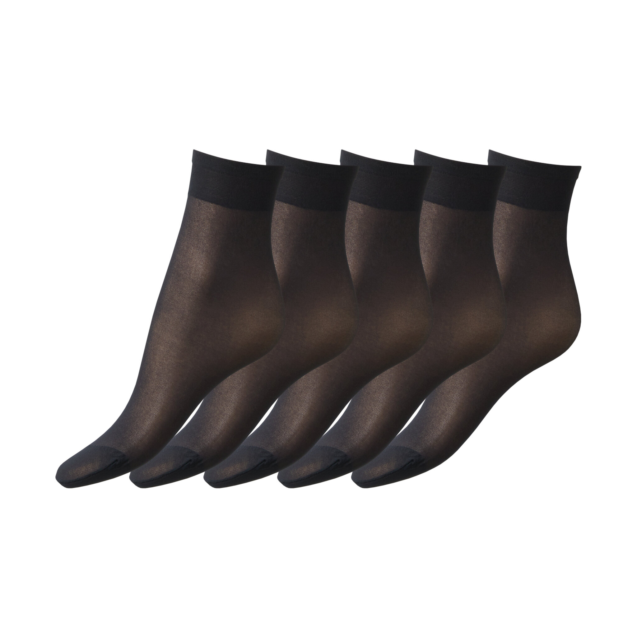 Ankelsockor, 20 den, matt, 5-pack