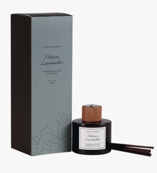 Vetiver Lavender doftpinnar gråblå