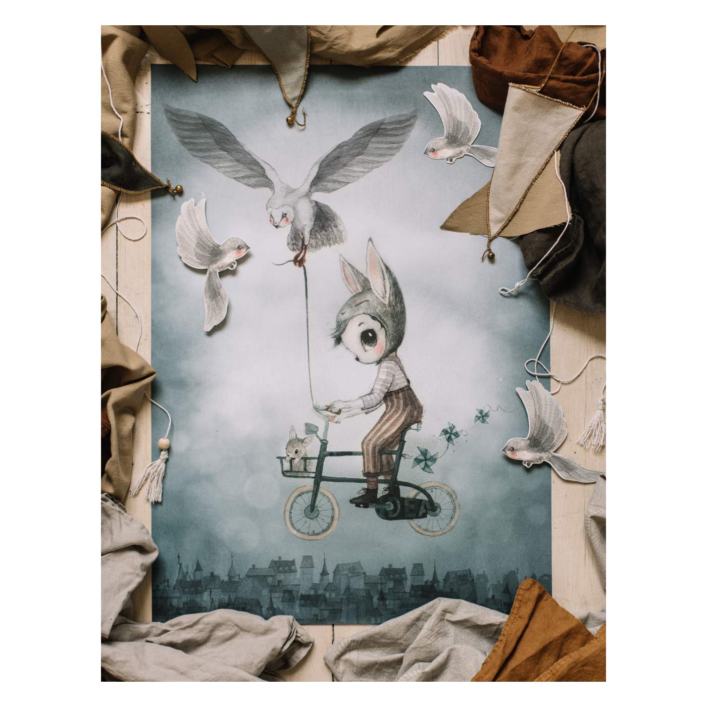 Mr Simon poster 50 x 70 cm, Mrs. Mighetto