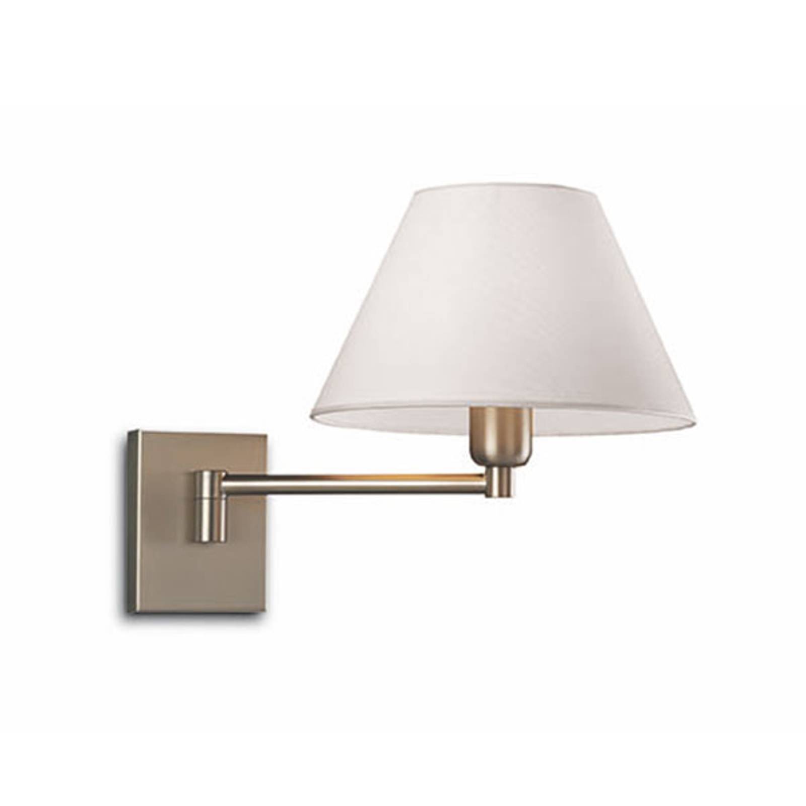 Vägglampa Americana, armlängd 20 cm, brons