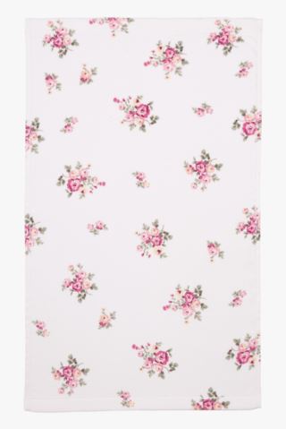 Oda prydnadshandduk rosa