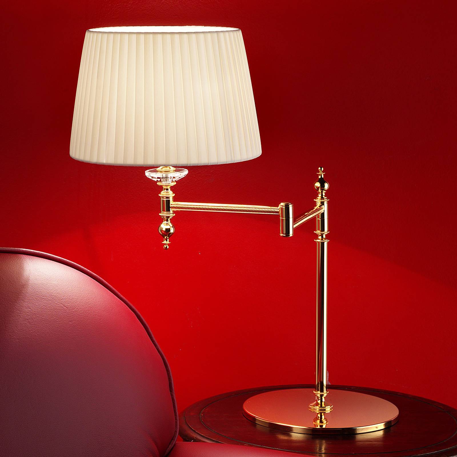 Förgylld mässingsbordslampa Grace