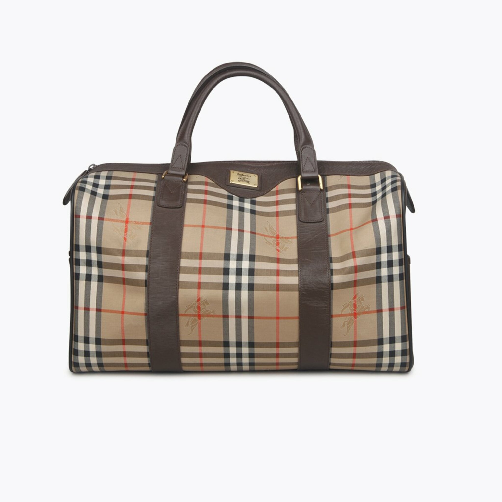 Burberry Haymarket Duffle Bag