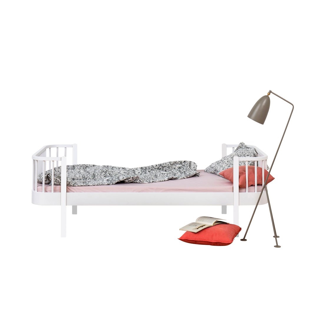 Säng Wood Collection vitlack, Oliver Furniture