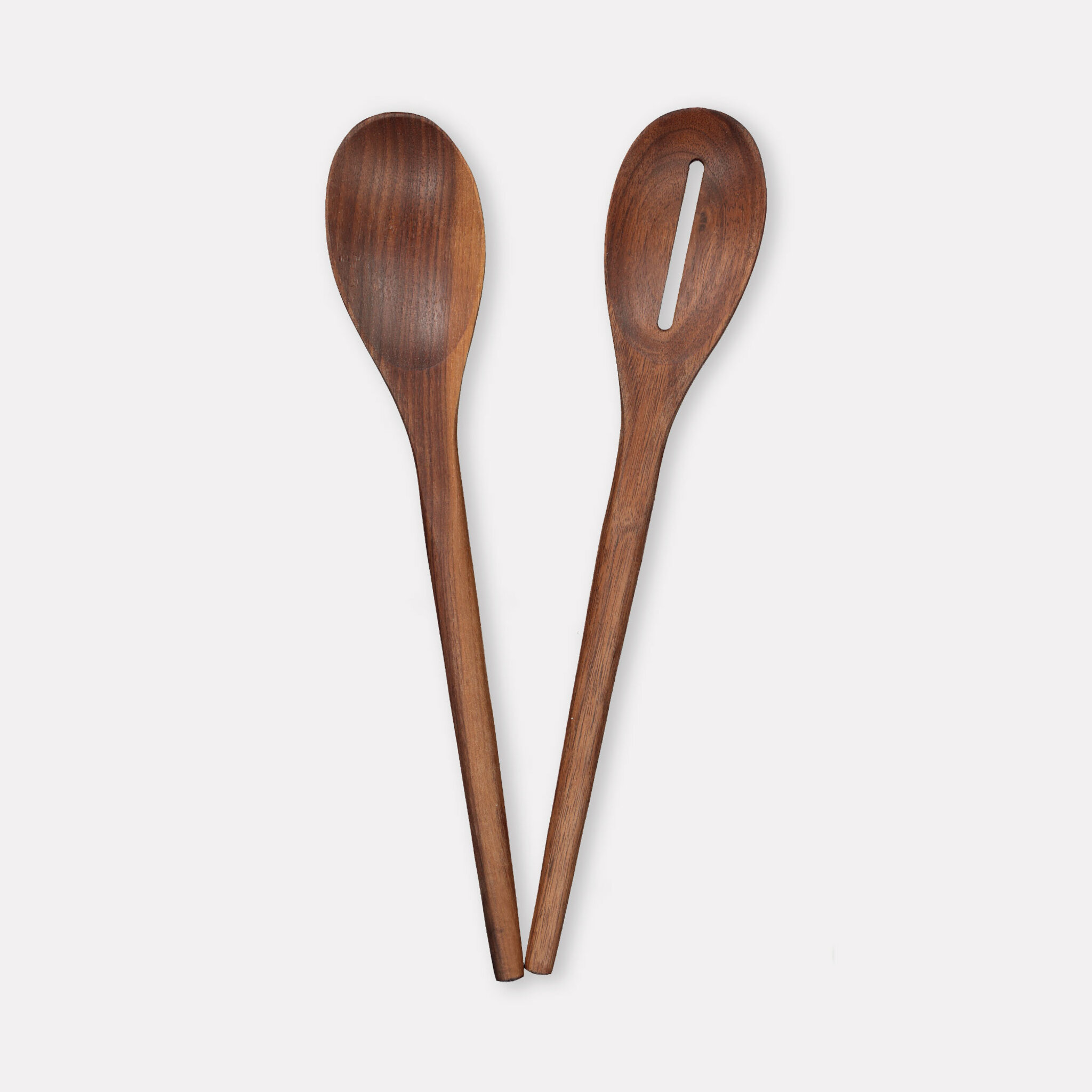 Salladsbestick i valnöt, 30CM
