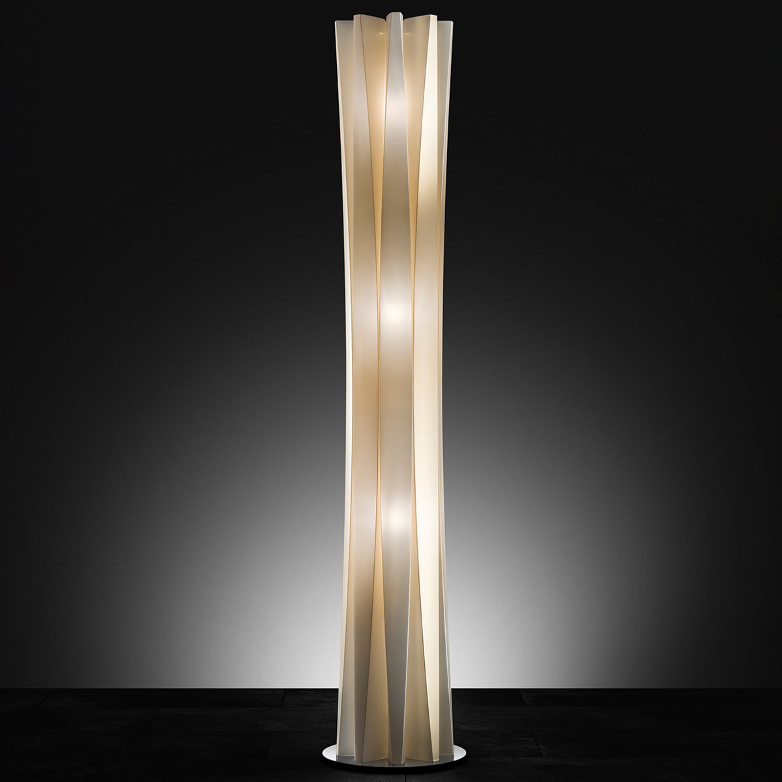 Slamp Bach, golvlampa, höjd 161 cm, guld