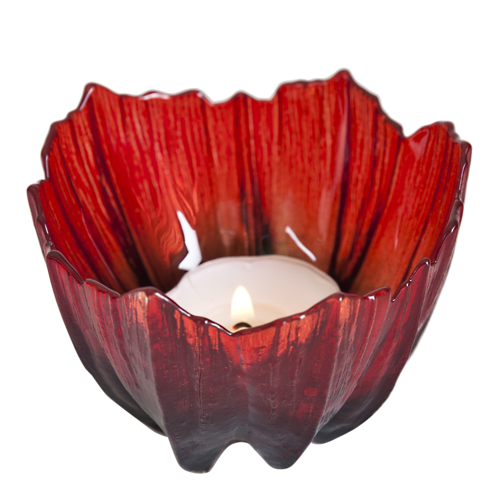 Målerås Glasbruk - Poppy Ljuslykta 9 cm