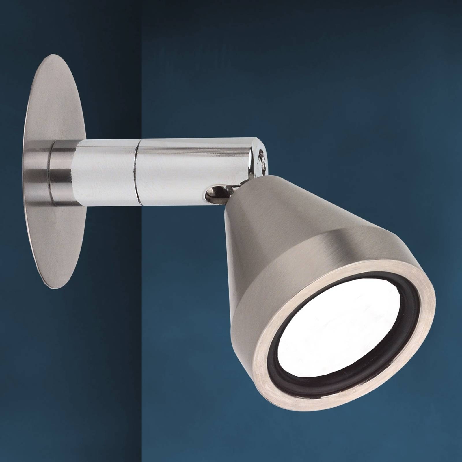 Liten LEDväggspotlight MINI med universalvitt ljus