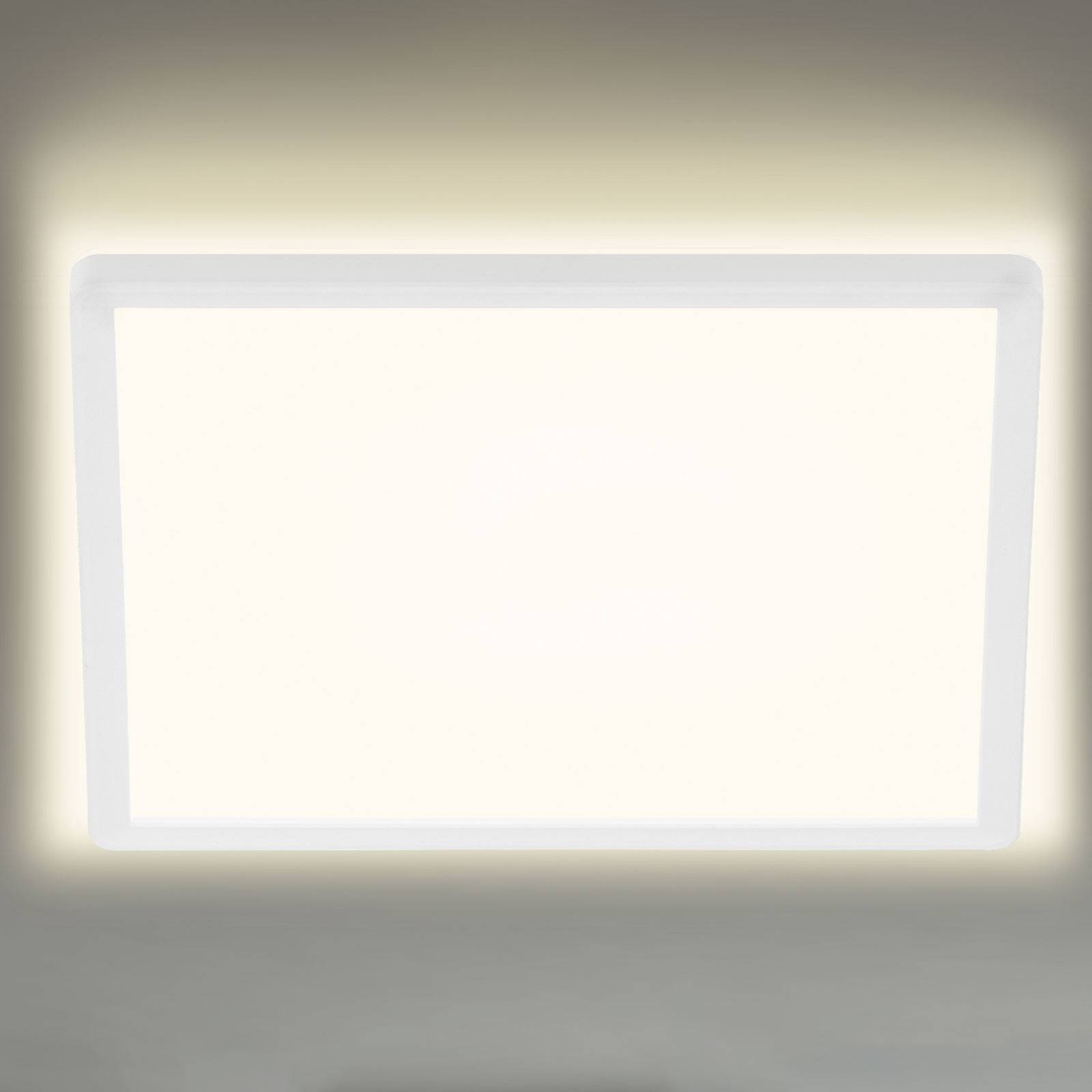 LED-taklampa 7156/7158, kantig 42 x 42 cm