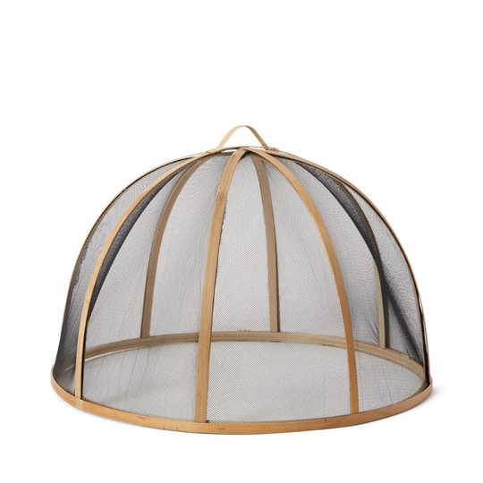 Matskydd Rund 35cm Bambu Svart