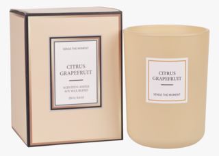 Citrus Grapefruit doftljus beige