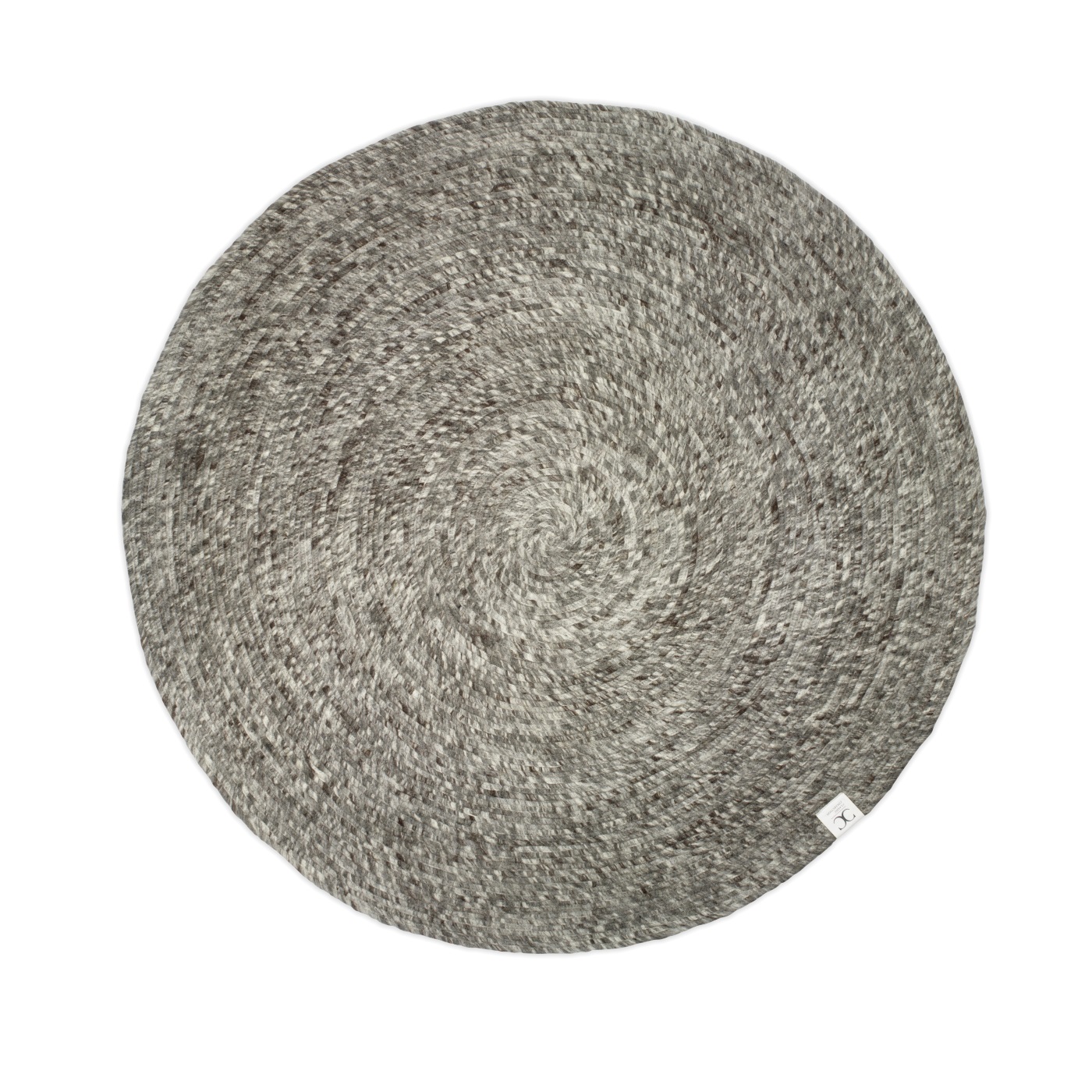 Rund ullmatta Merino grå 200 cm, Classic Collection