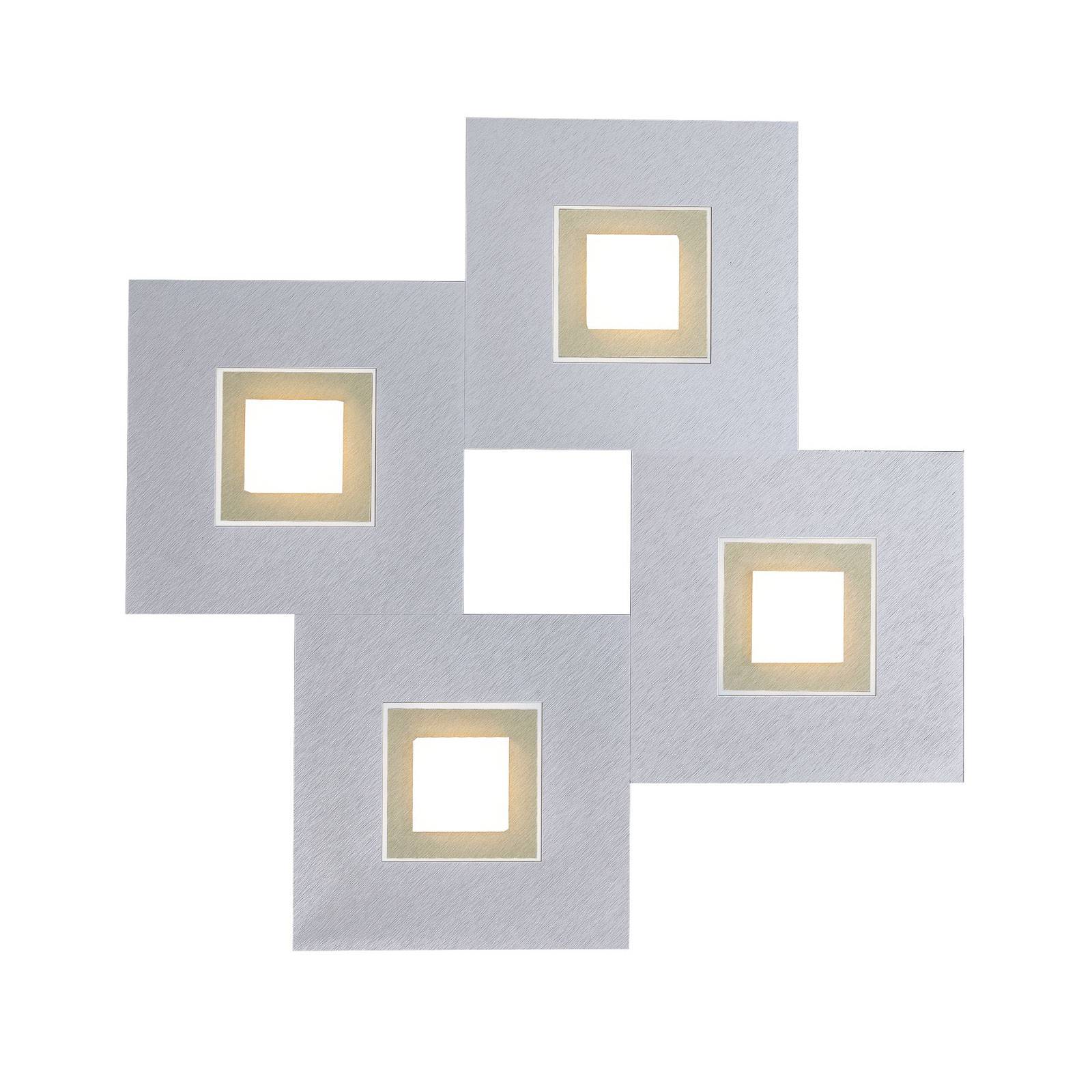 GROSSMANN Karree 4lampor 50x50 aluminium champagne