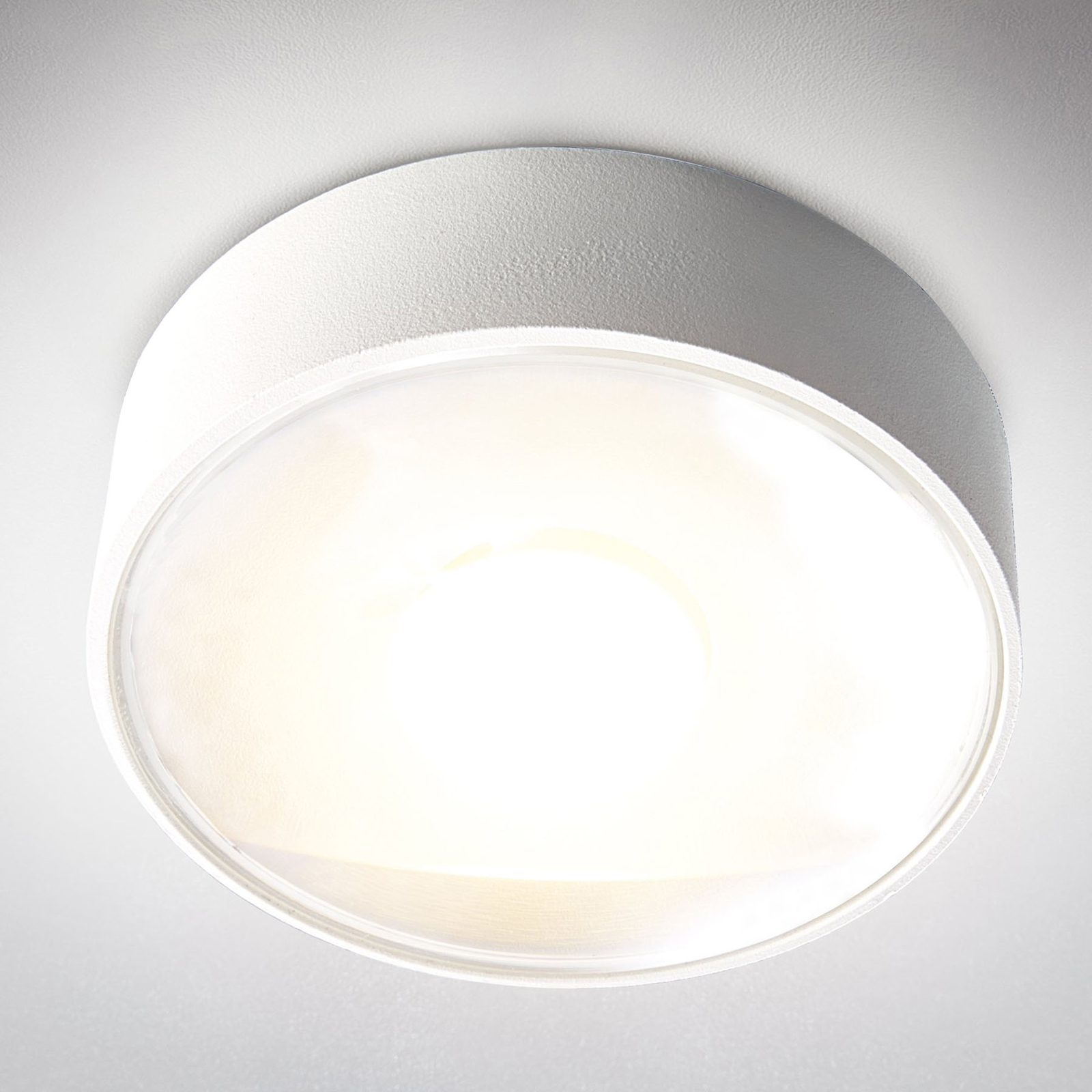 LED-utomhustaklampa Girona, vit