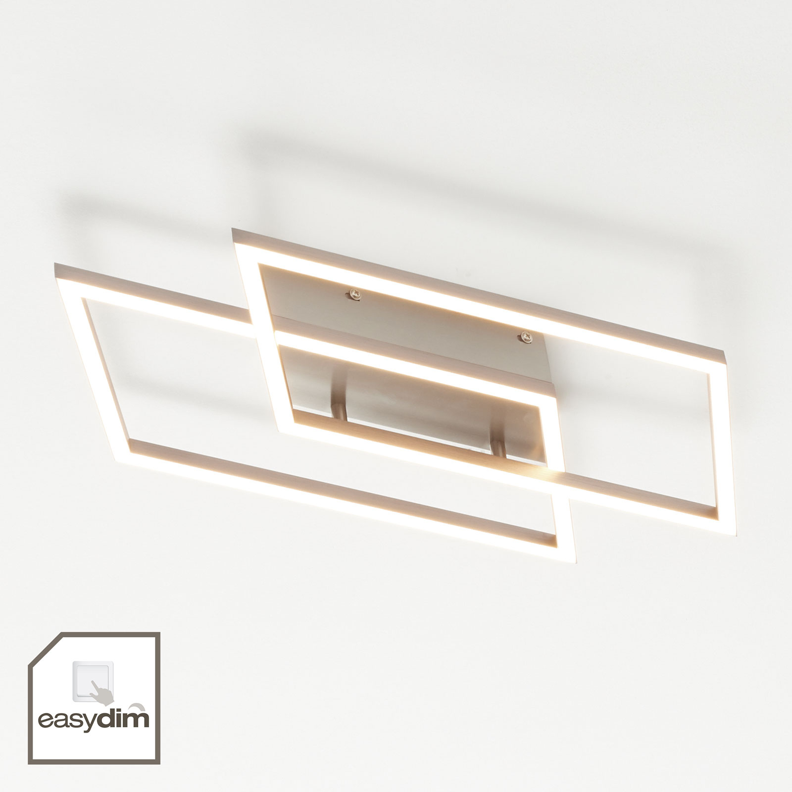 LED-taklampa Inigo 2 lampor längd 53,8 cm