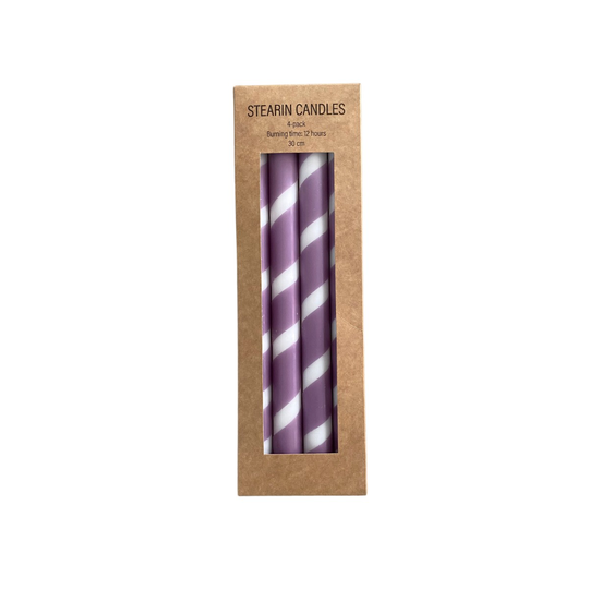 Designtorget Ljus DT Spirello 4-pack Lila