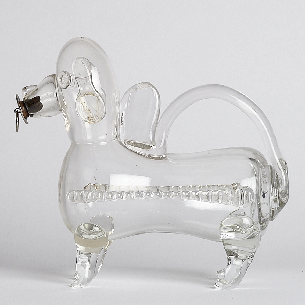 Vintage - SÅLD Fyllehund Glas