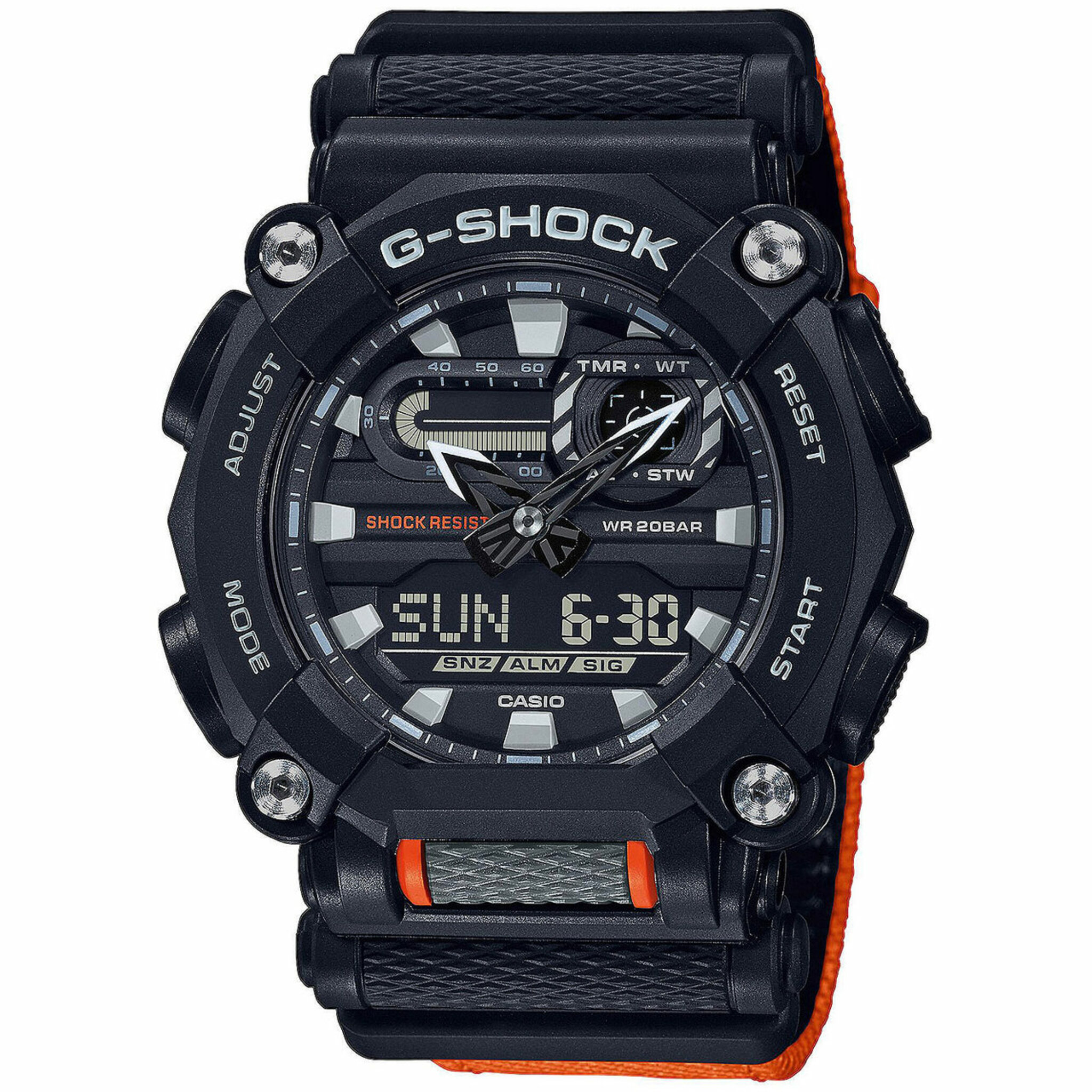 Ga-900c-1a4er, Quartz, 49mm, 20atm
