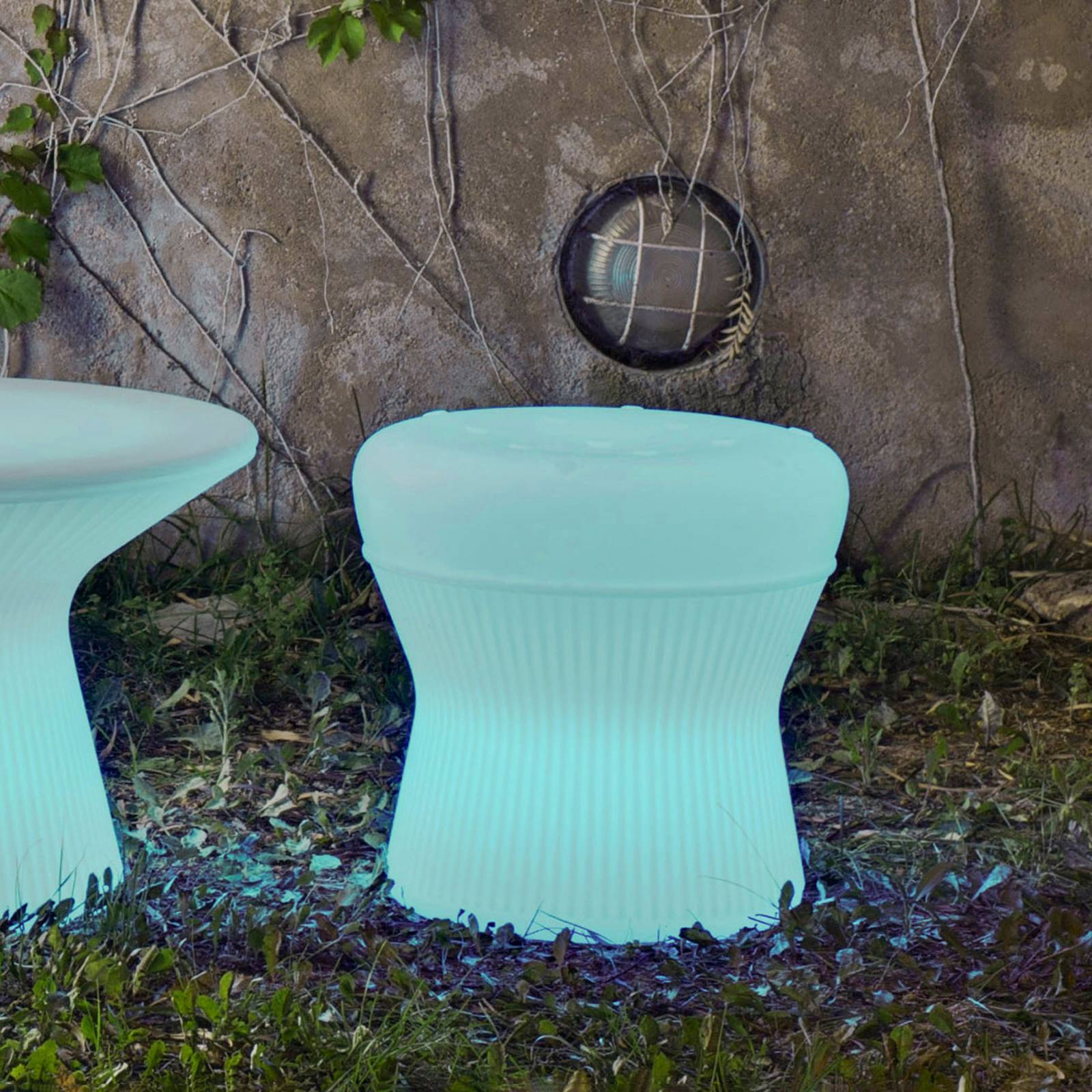 Newgarden Corfu LED-stol 40 cm solcell+batteri