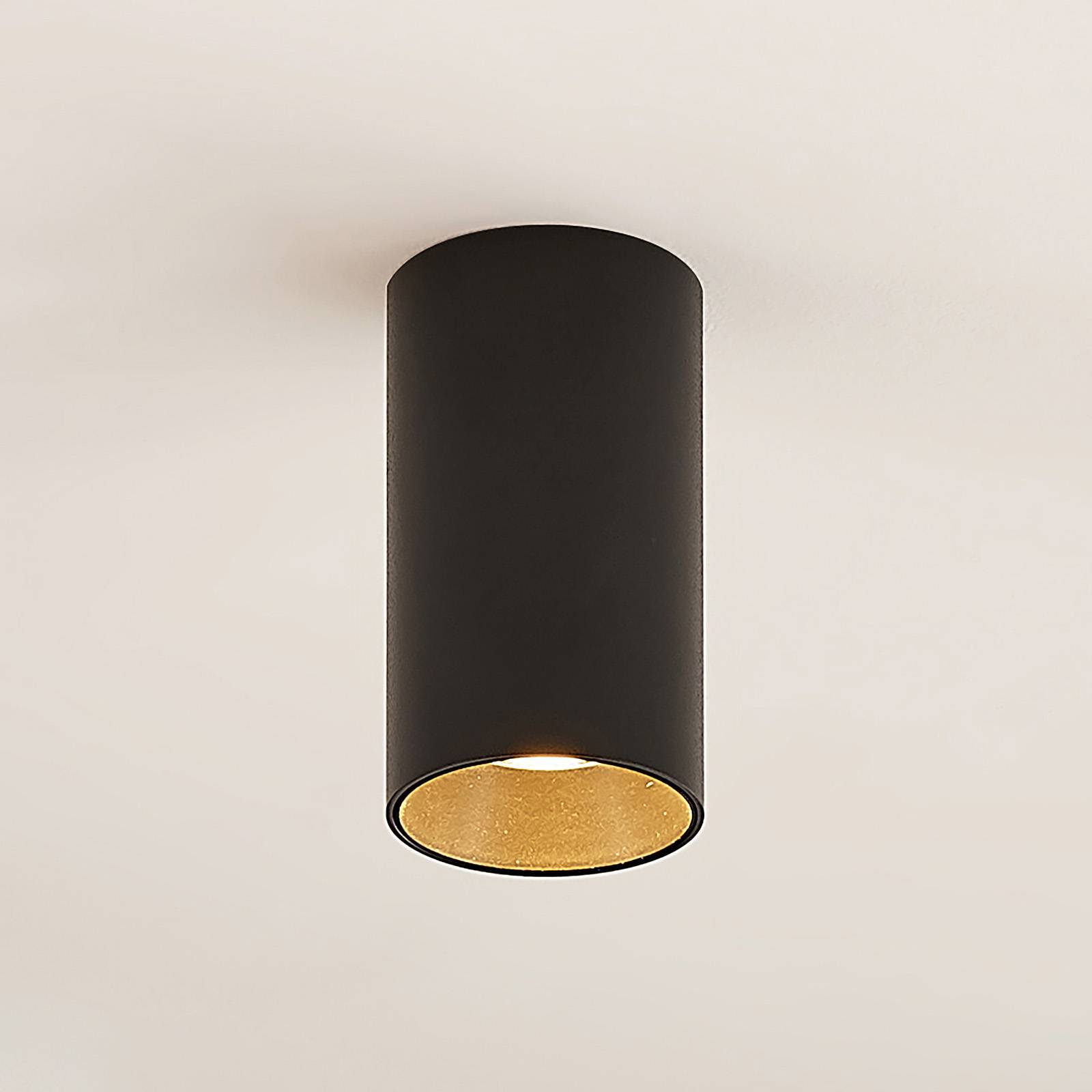 Arcchio Dilana Downlight, rund, GU10, svart