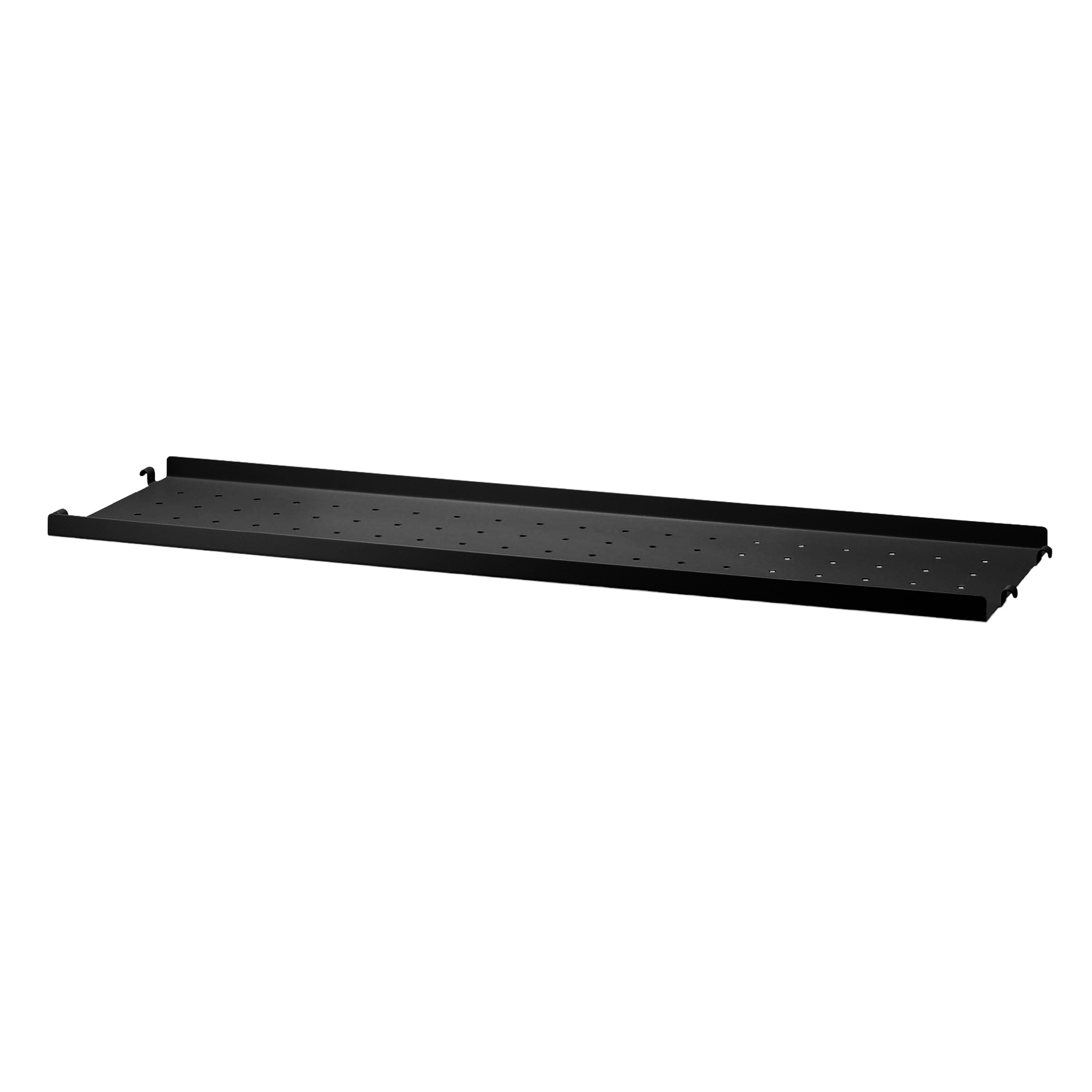 String Metallhyllplan Låg 78x20 svart